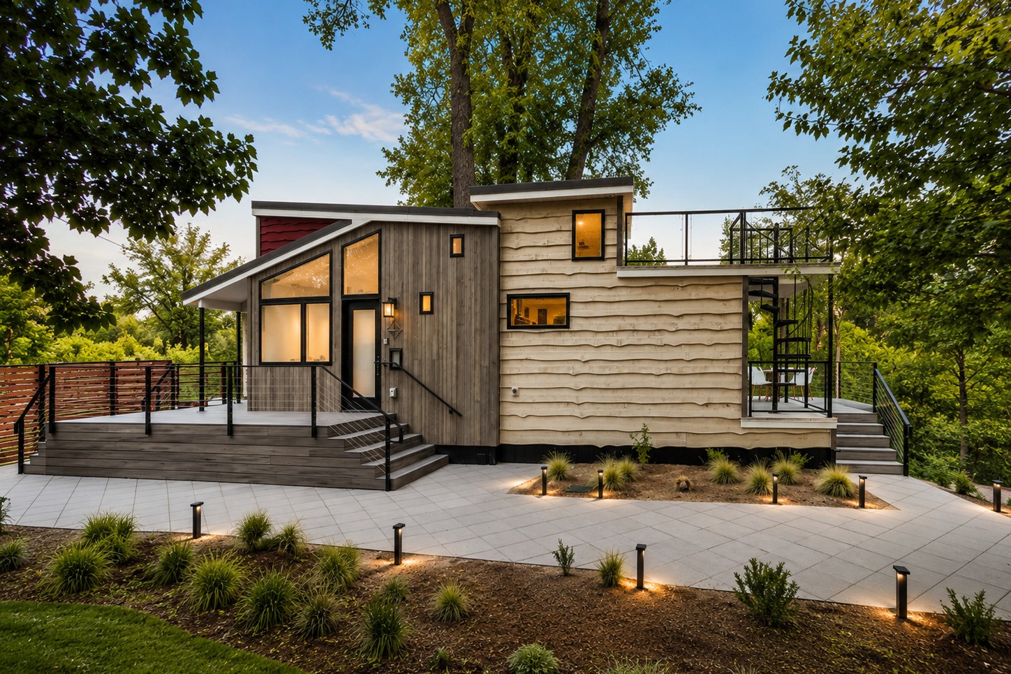 The Denali contemporary ADU featuring modern architecture, large windows, and premium craftsmanship.
