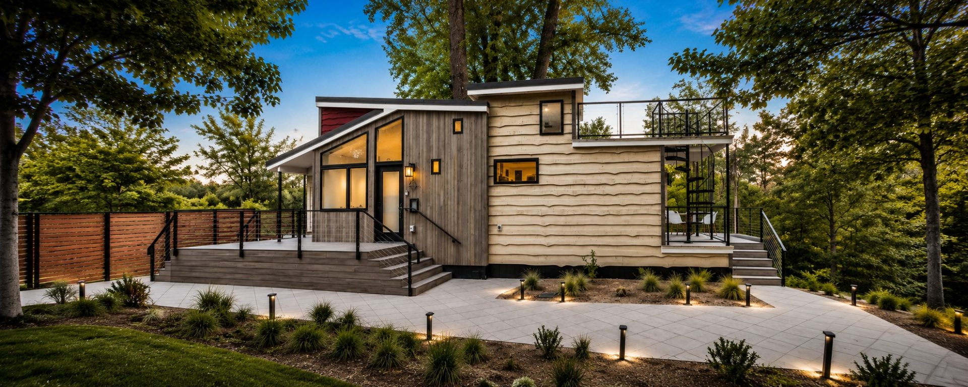 The Denali contemporary ADU featuring modern architecture, large windows, and premium craftsmanship.