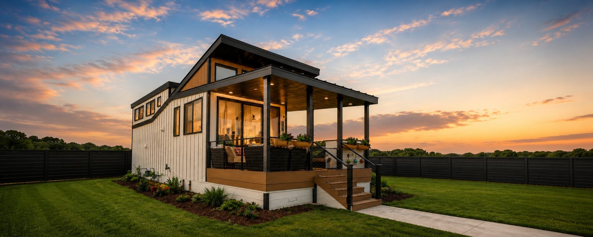 Modern Park Model Tiny Home. The Badlands by Utopian Villas.
