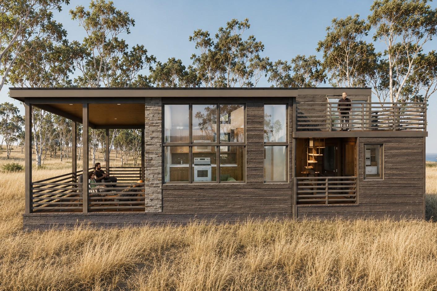 Luxury accessory dwelling unit (ADU) by Utopian Villas with contemporary design and expansive glass.