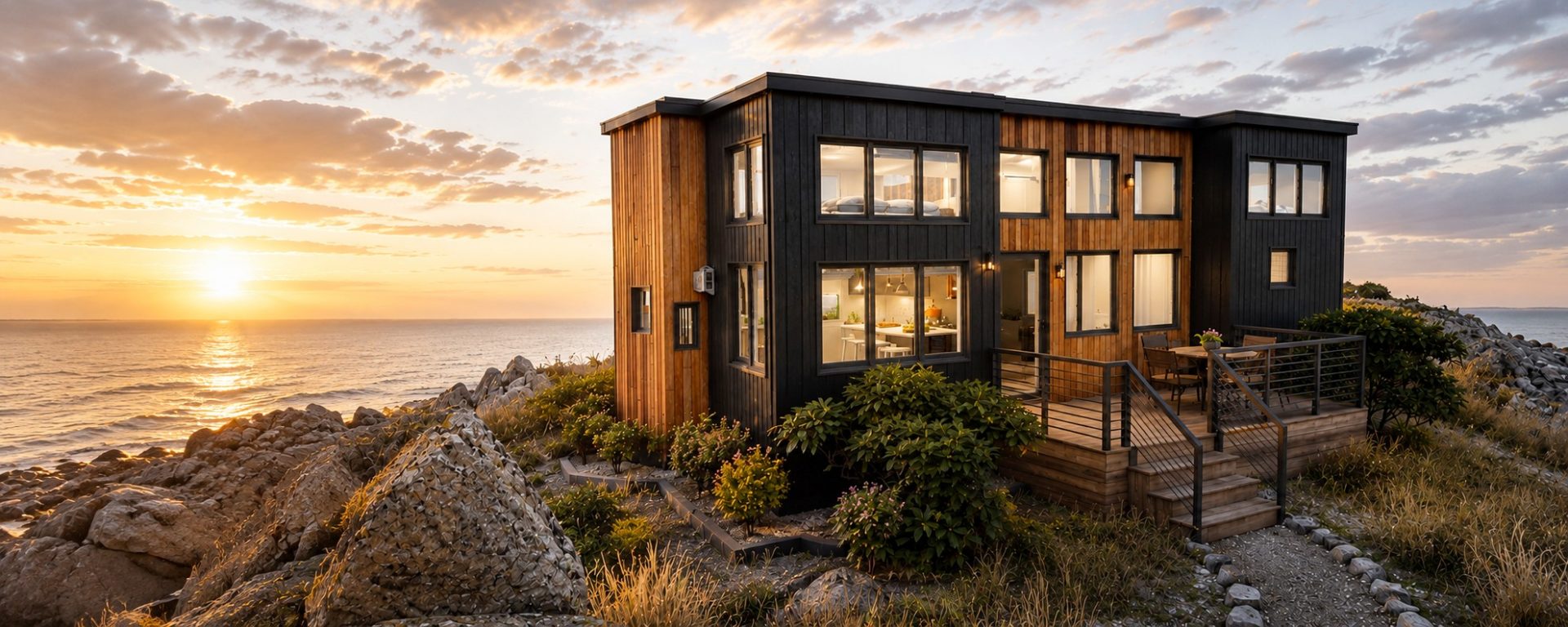3 bedroom park model RV and Tiny Home. The Castle Mountain by Utopian Villas.